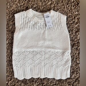 Abercrombie Kids White Knit Sweater